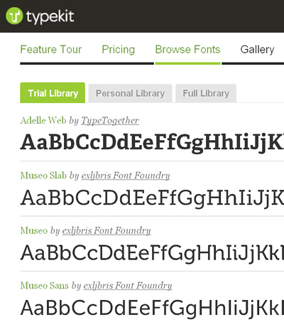 Typekit Typekit
